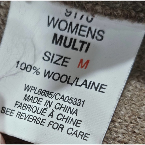 Woolrich 90s Vintage 100% Wool Scoop Neck Button Down Christmas Vest Size M - Picture 4 of 8